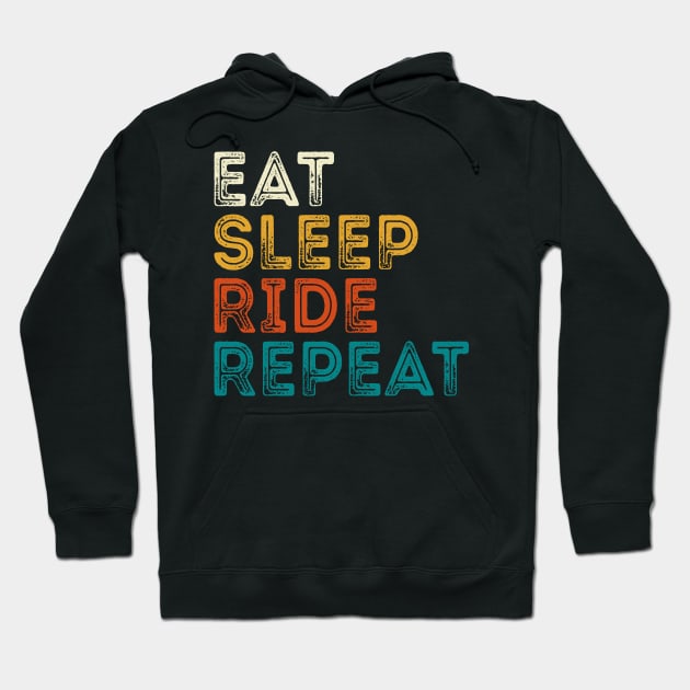 Eat Sleep Ride Repeat Hoodie by DragonTees